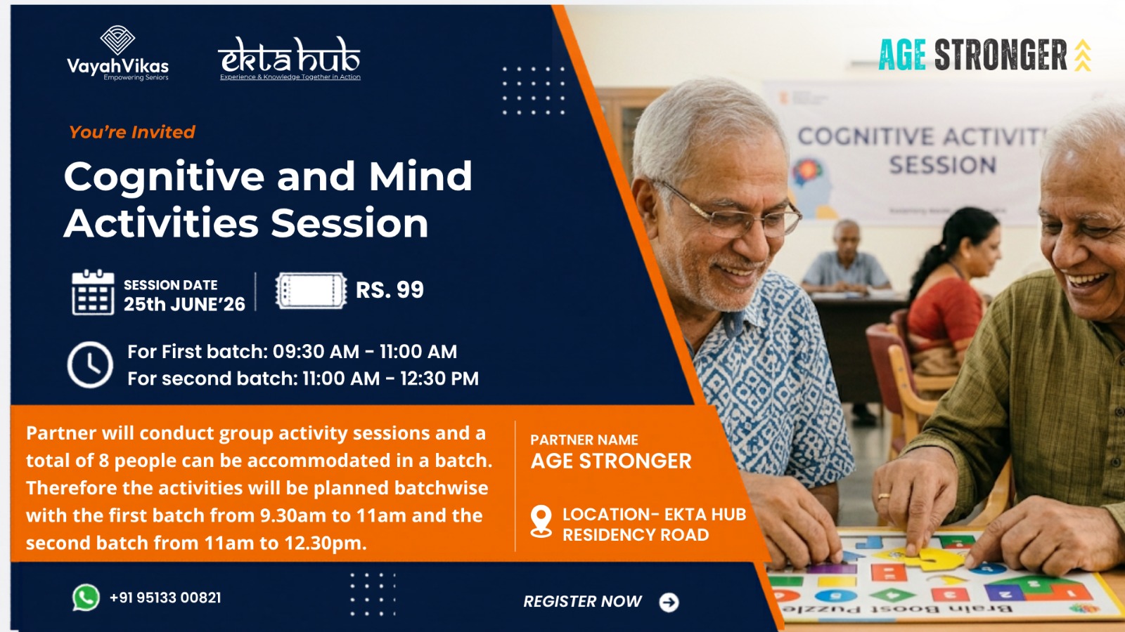 Cognitive and Mind Activities Session