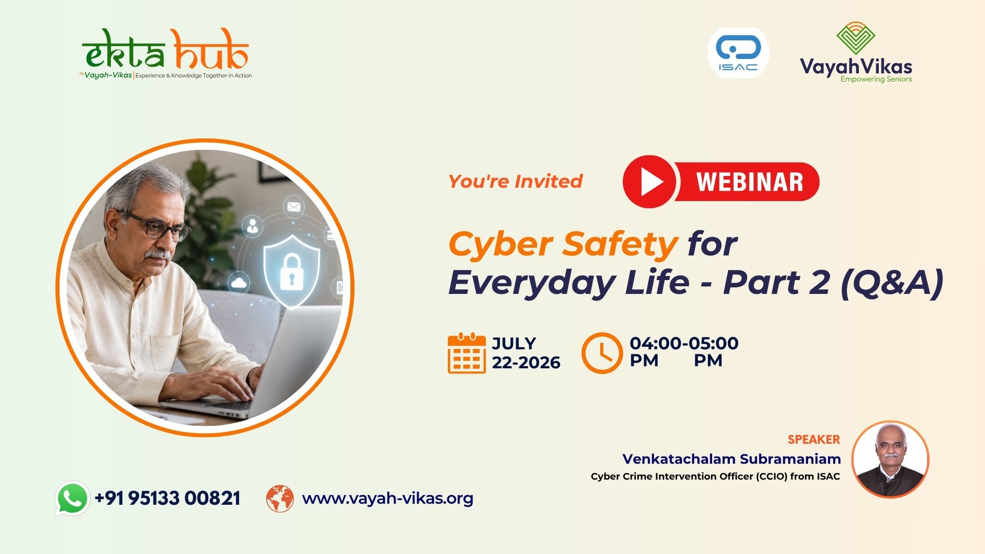 Cyber Safety for Everyday Life - Part 2 (Q&A)
