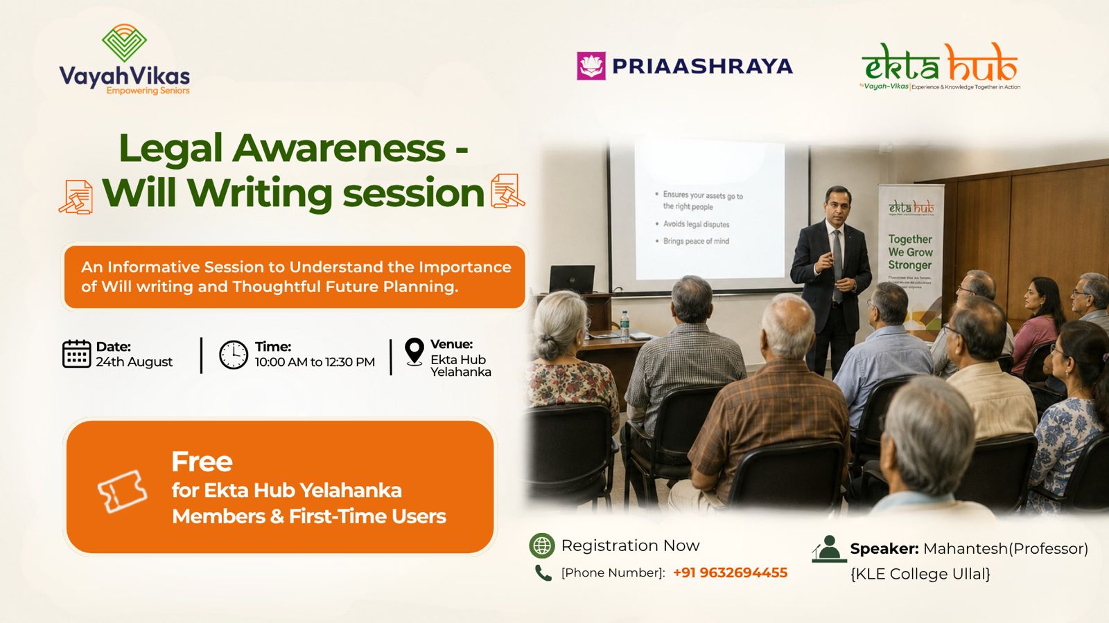 Legal Session – Will Writing 