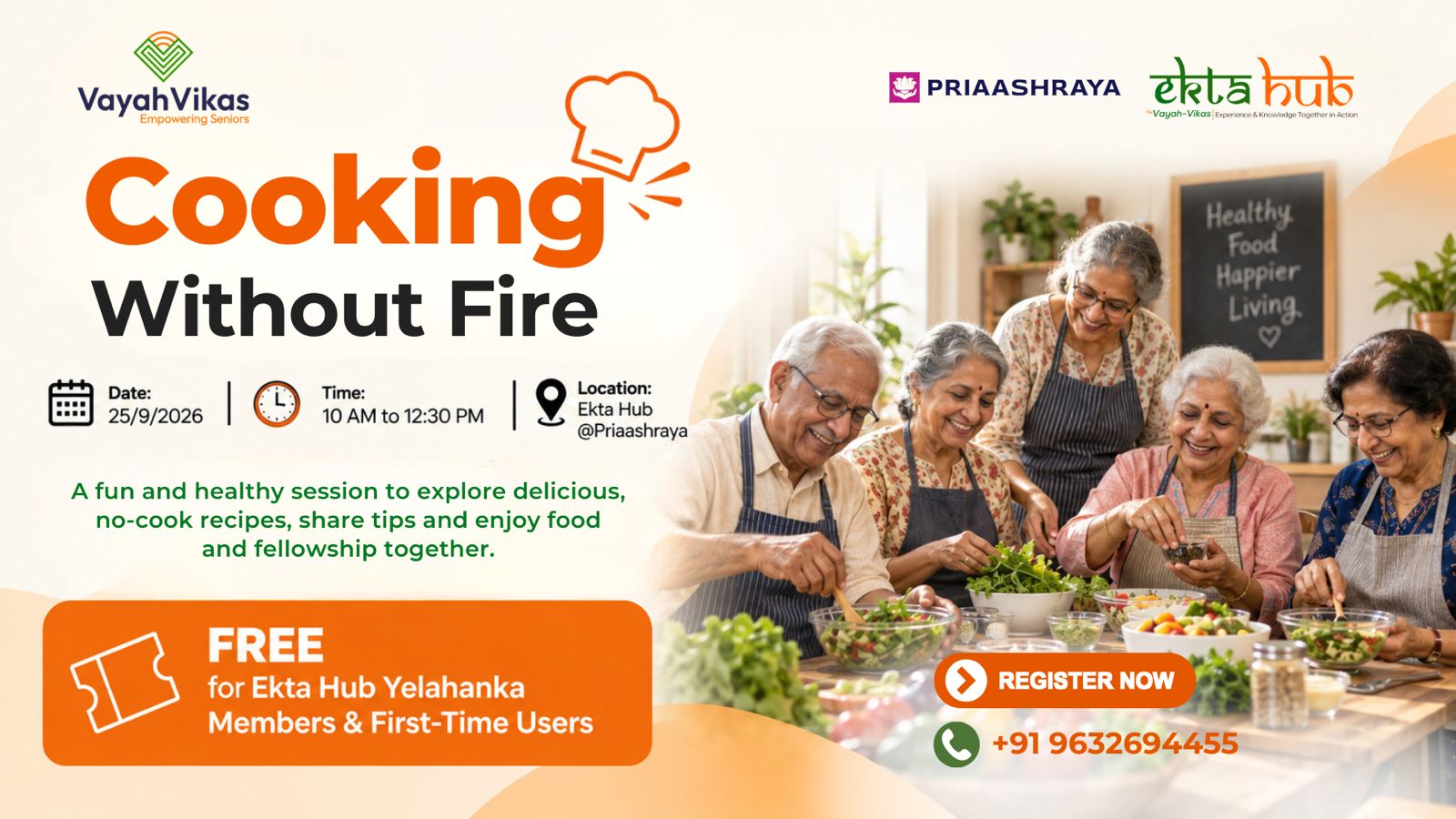 Cooking without fire