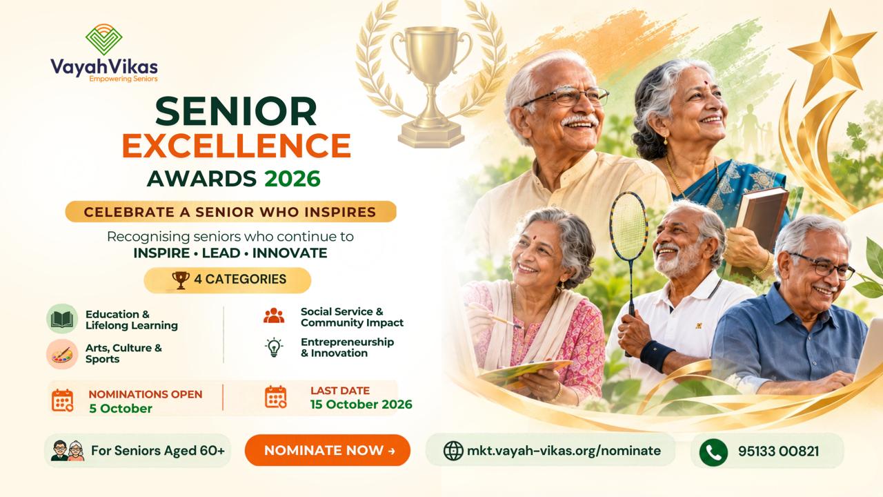 Vayah Vikas Senior Excellence Awards 2026