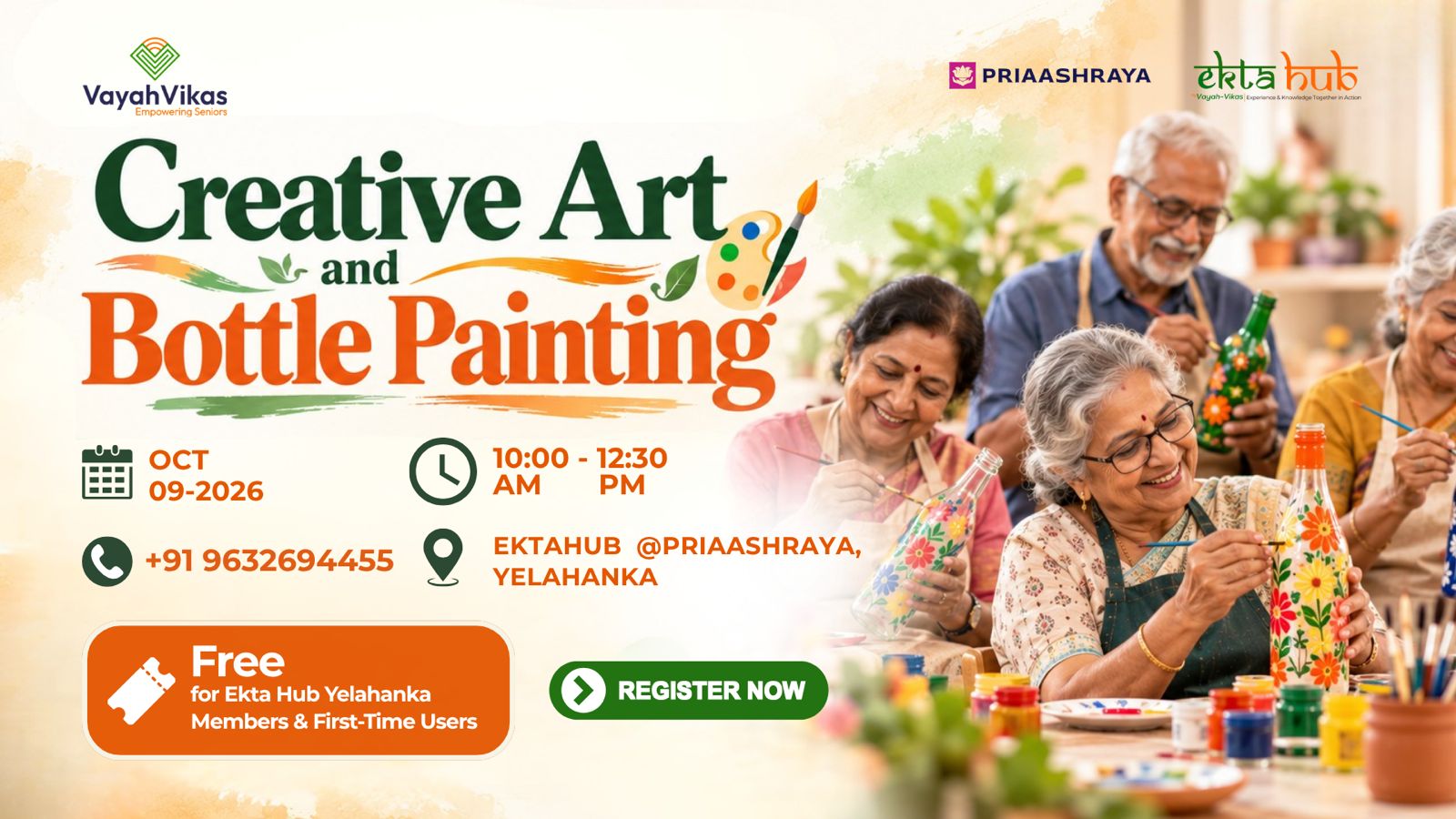 CREATIVE ART & BOTTLE PAINTING